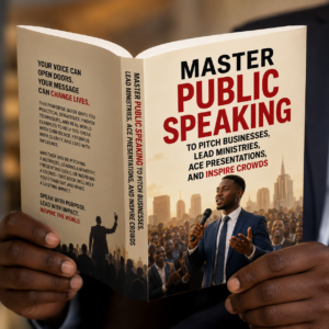 MASTER PUBLIC SPEAKING TO PITCH BUSINESSES, LEAD MINISTRIES, ACE PRESENTATIONS, AND INSPIRE CROWDS